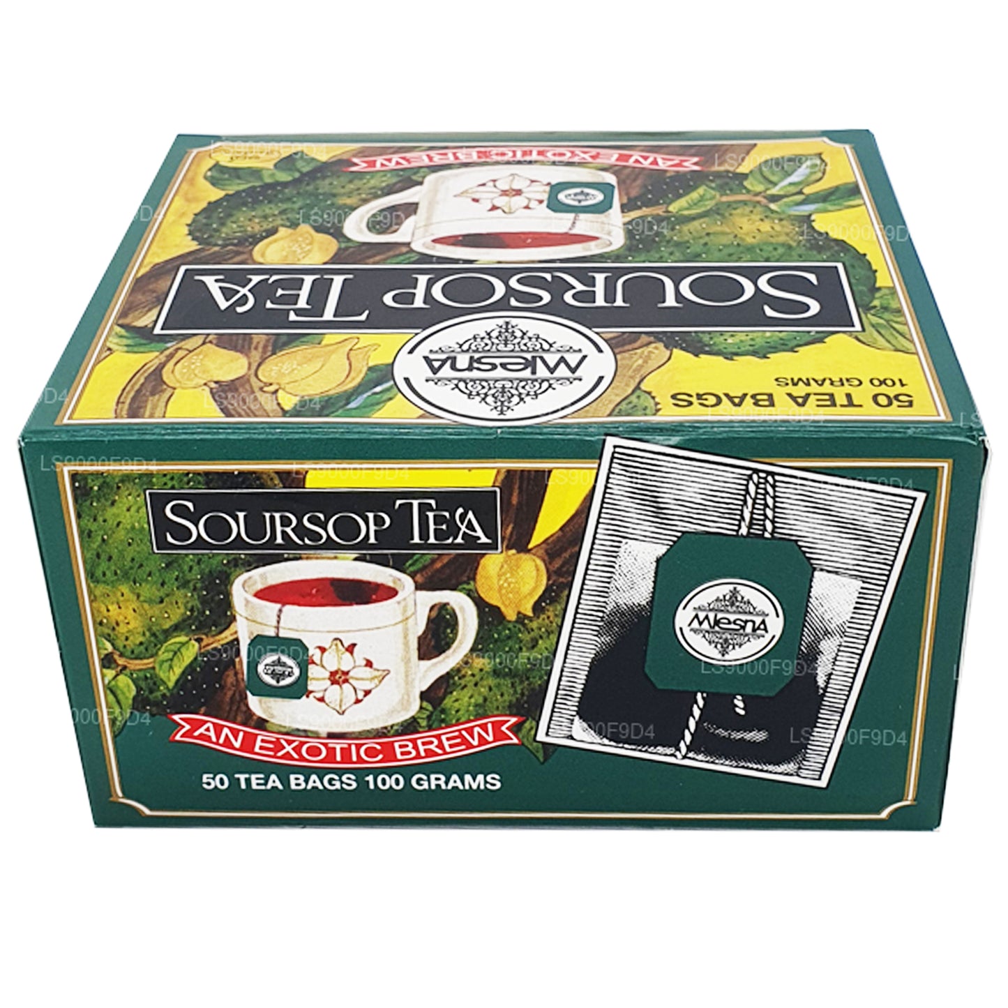 Mlesna Soursop Tea 'An Exotic Brew' 50 bustine di tè (100 g)