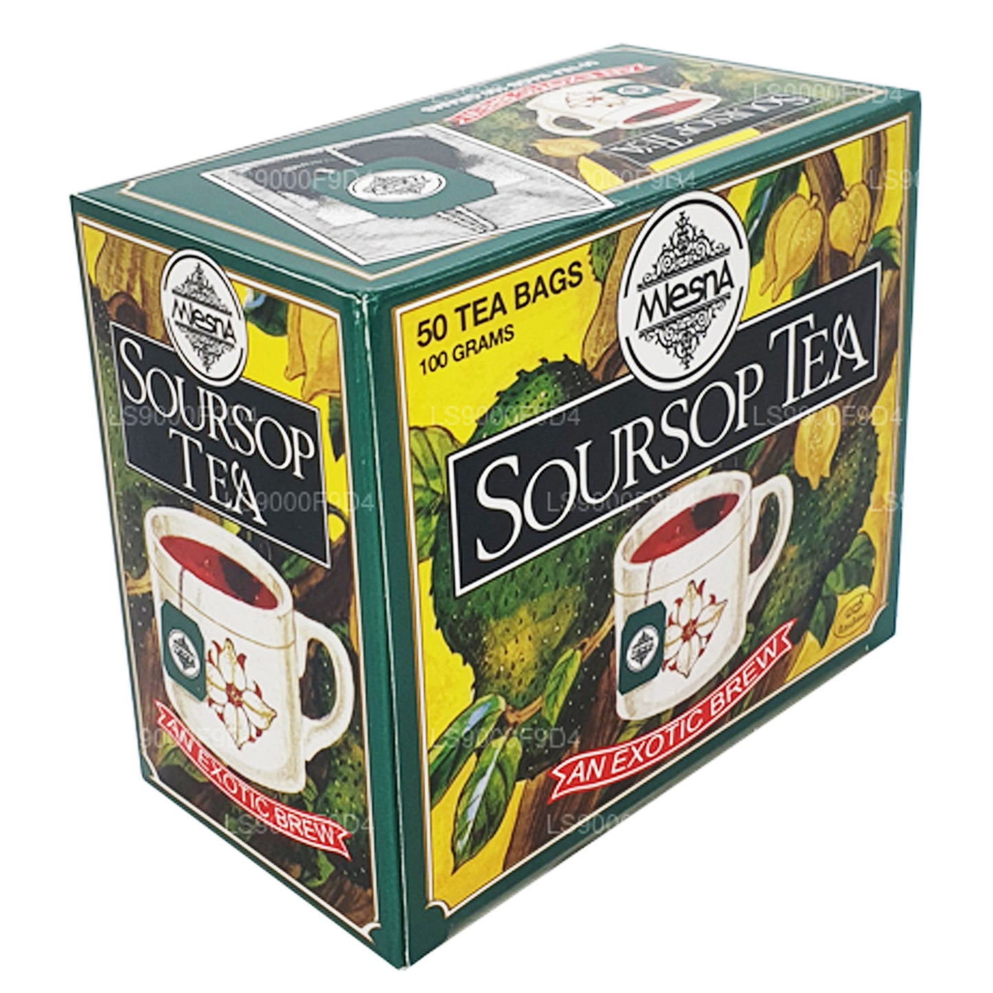 Mlesna Soursop Tea 'An Exotic Brew' 50 bustine di tè (100 g)