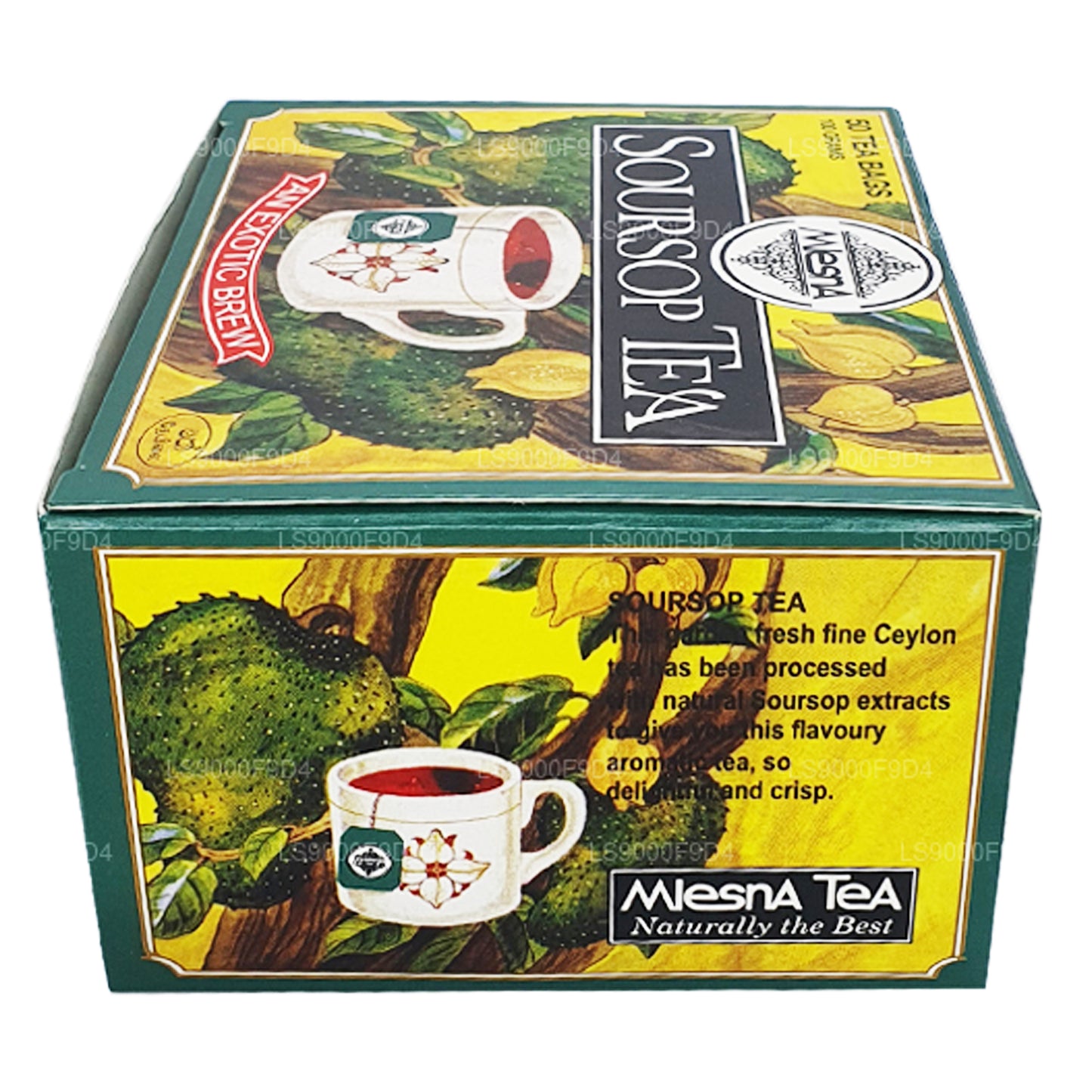 Mlesna Soursop Tea 'An Exotic Brew' 50 bustine di tè (100 g)