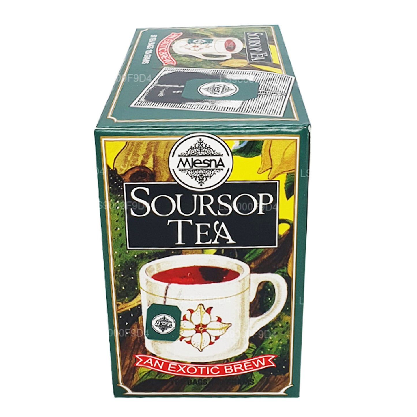 Mlesna Soursop Tea 'An Exotic Brew' 50 bustine di tè (100 g)