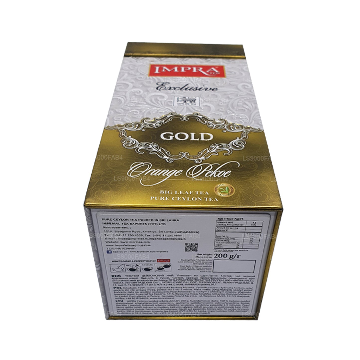 Contenitore per carne Impra Gold Big Leaf (200 g)