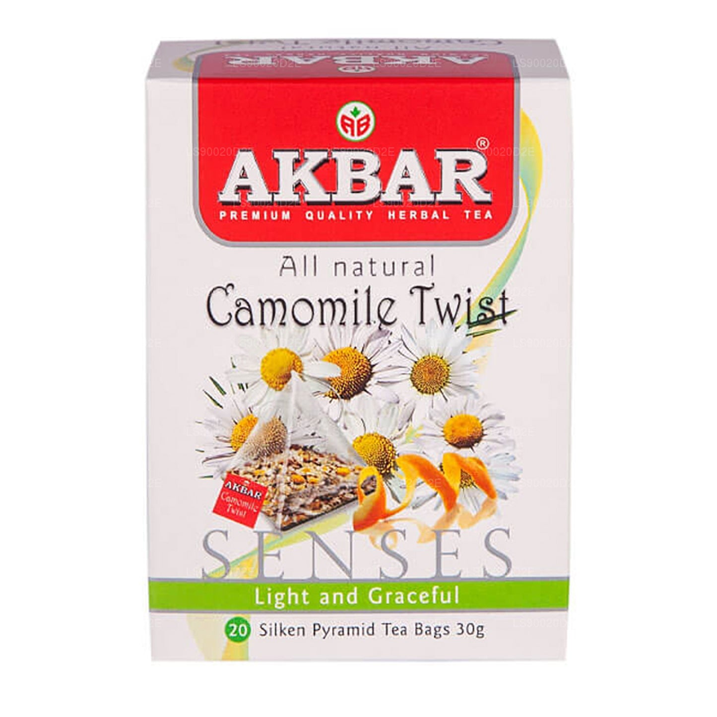 Tè Akbar Camomile Twist (30g) 20 bustine di tè