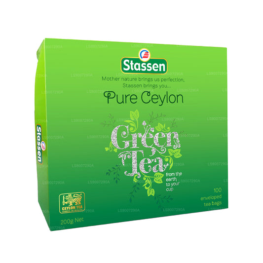 Tè verde Stassen Pure Ceylon (200g) 100 bustine di tè