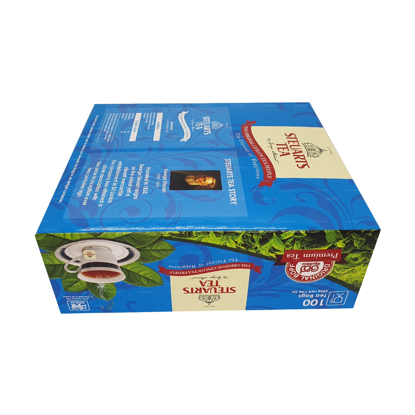 Tè George Steuart Dimbula (200g) 100 bustine di tè