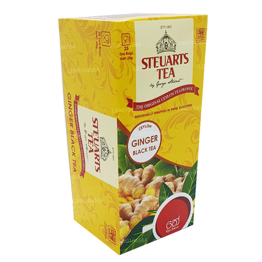 Tè nero allo zenzero George Steuart (50 g) 25 bustine di tè