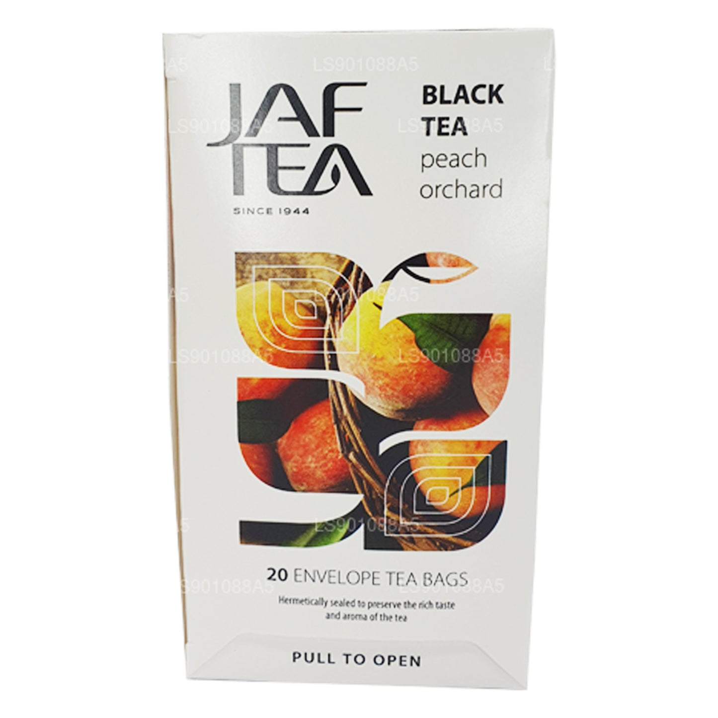 Jaf Tea Pure Fruits Collection Black Tea Peach Orchard (30 g) 20 bustine di tè