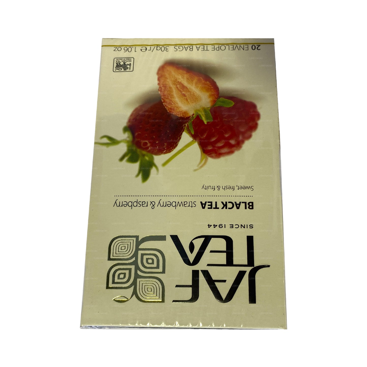 Jaf Tea Pure Fruits Collection Tè nero alla fragola e lampone (30 g) 20 bustine di tè