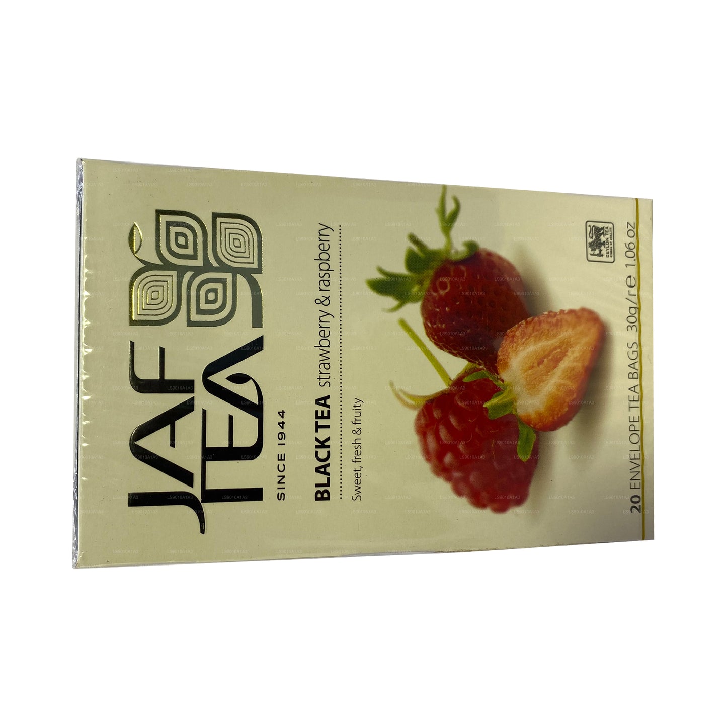 Jaf Tea Pure Fruits Collection Tè nero alla fragola e lampone (30 g) 20 bustine di tè