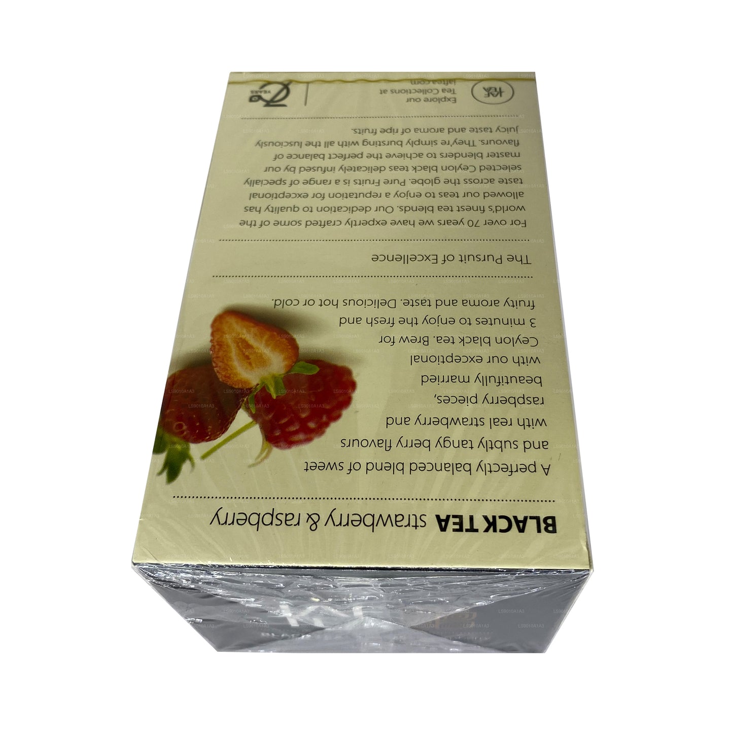 Jaf Tea Pure Fruits Collection Tè nero alla fragola e lampone (30 g) 20 bustine di tè