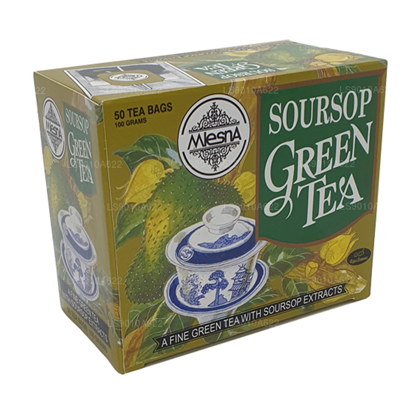 Tè verde Mlesna Soursop (100 g) 50 bustine di tè