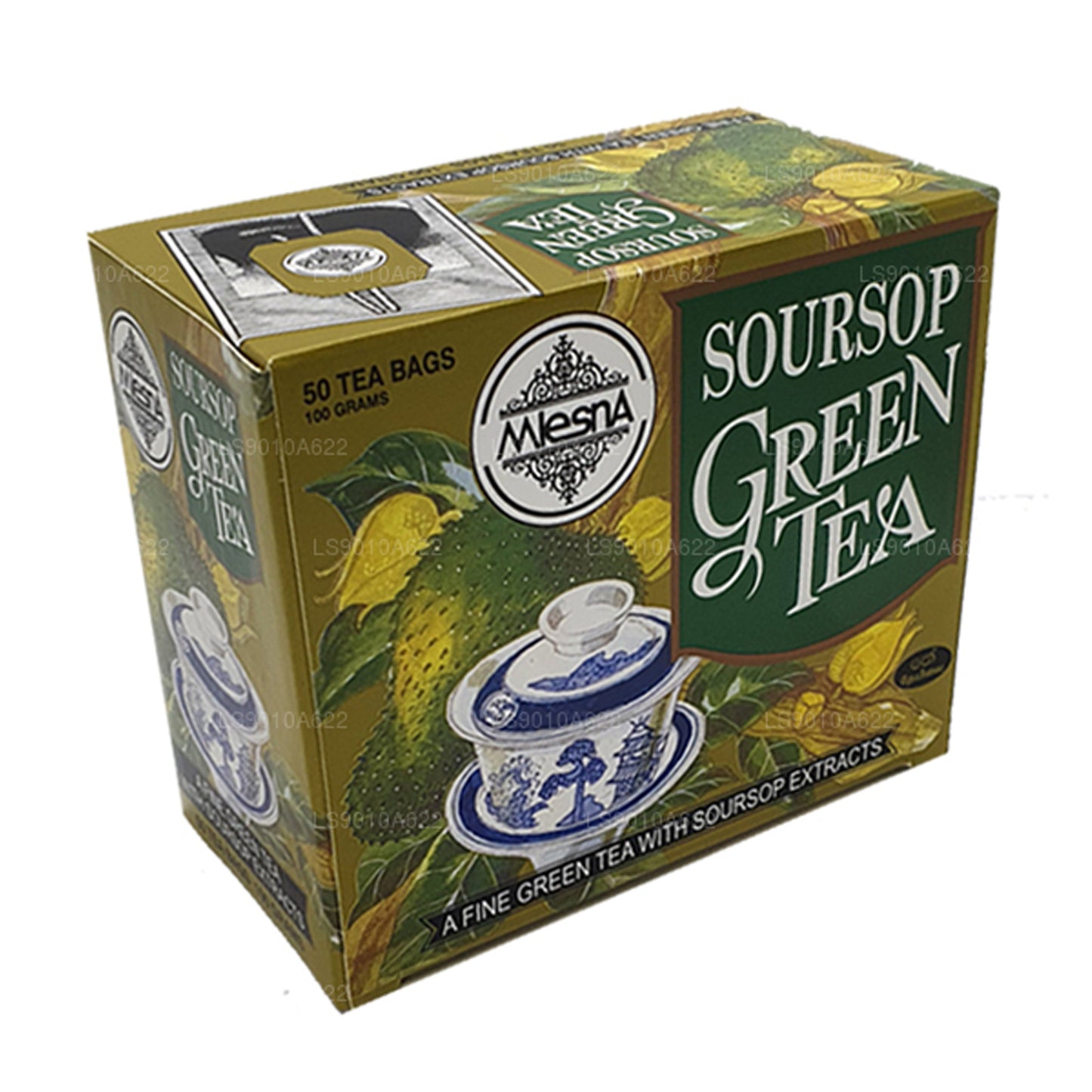 Tè verde Mlesna Soursop (100 g) 50 bustine di tè