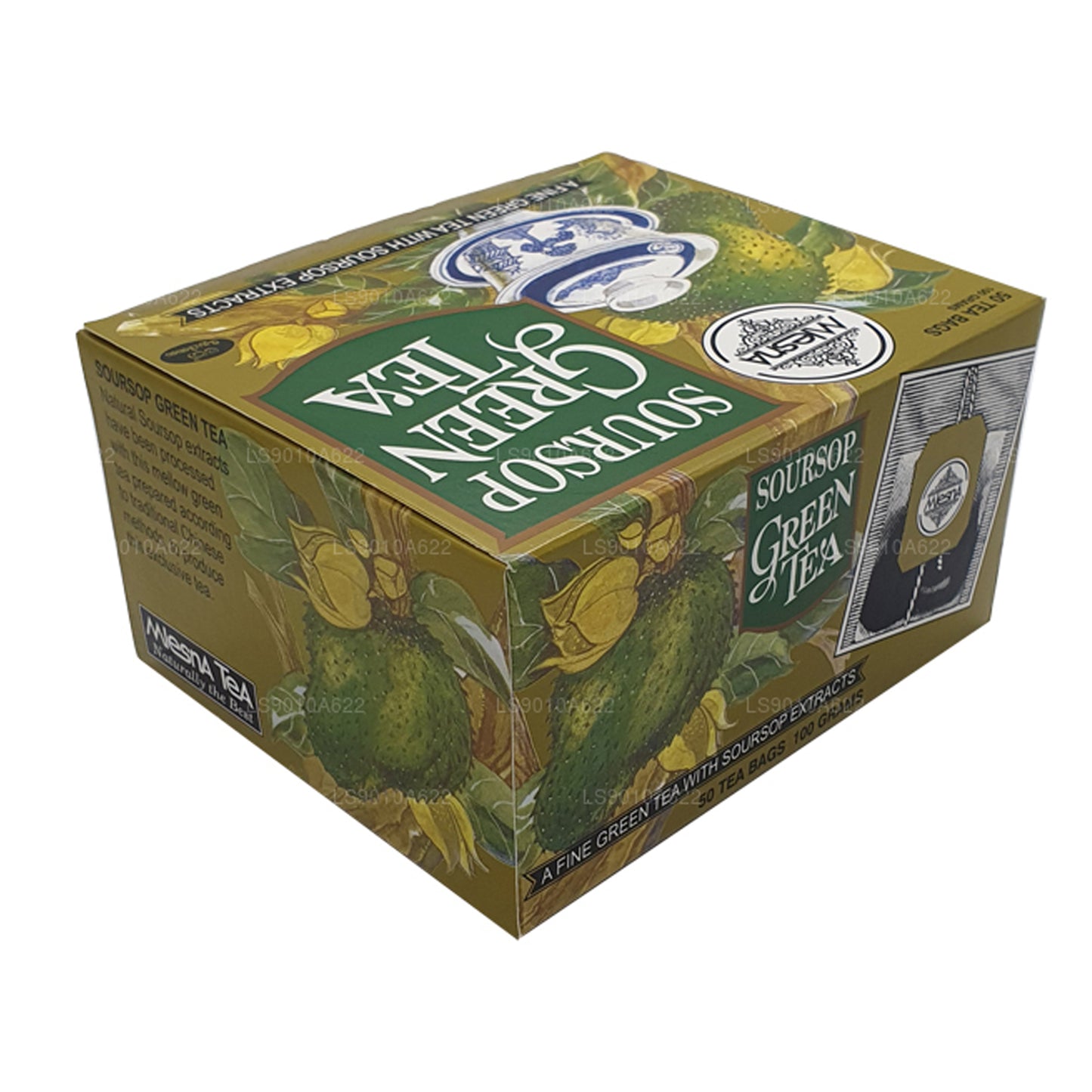 Tè verde Mlesna Soursop (100 g) 50 bustine di tè