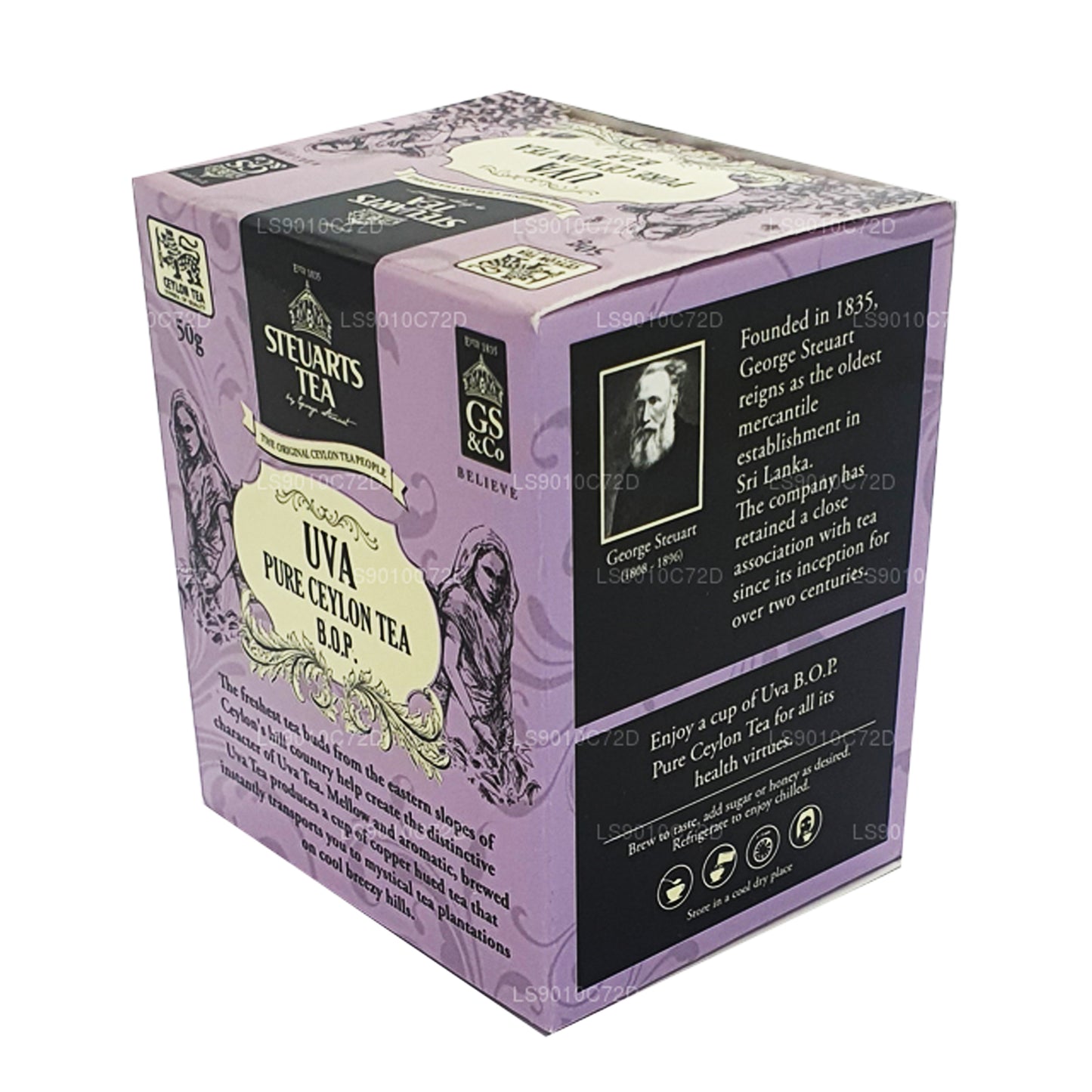 Tè in foglie George Steuart Uva BOP (50g)