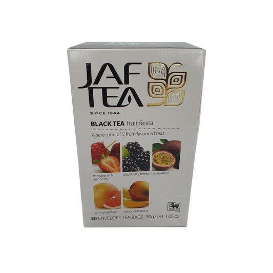Jaf Tea Pure Fruits Collection Black Tea Fruit Fiesta (30 g) 20 bustine