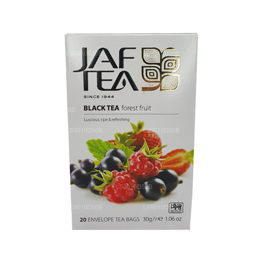 Jaf Tea Pure Fruits Collection Black Tea Forest Fruit (30 g) 20 bustine di tè