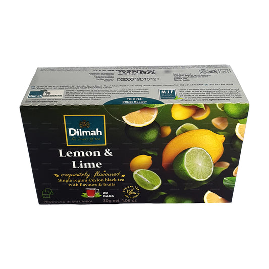 Tè aromatizzato al limone Dilmah (30 g) 20 bustine di tè