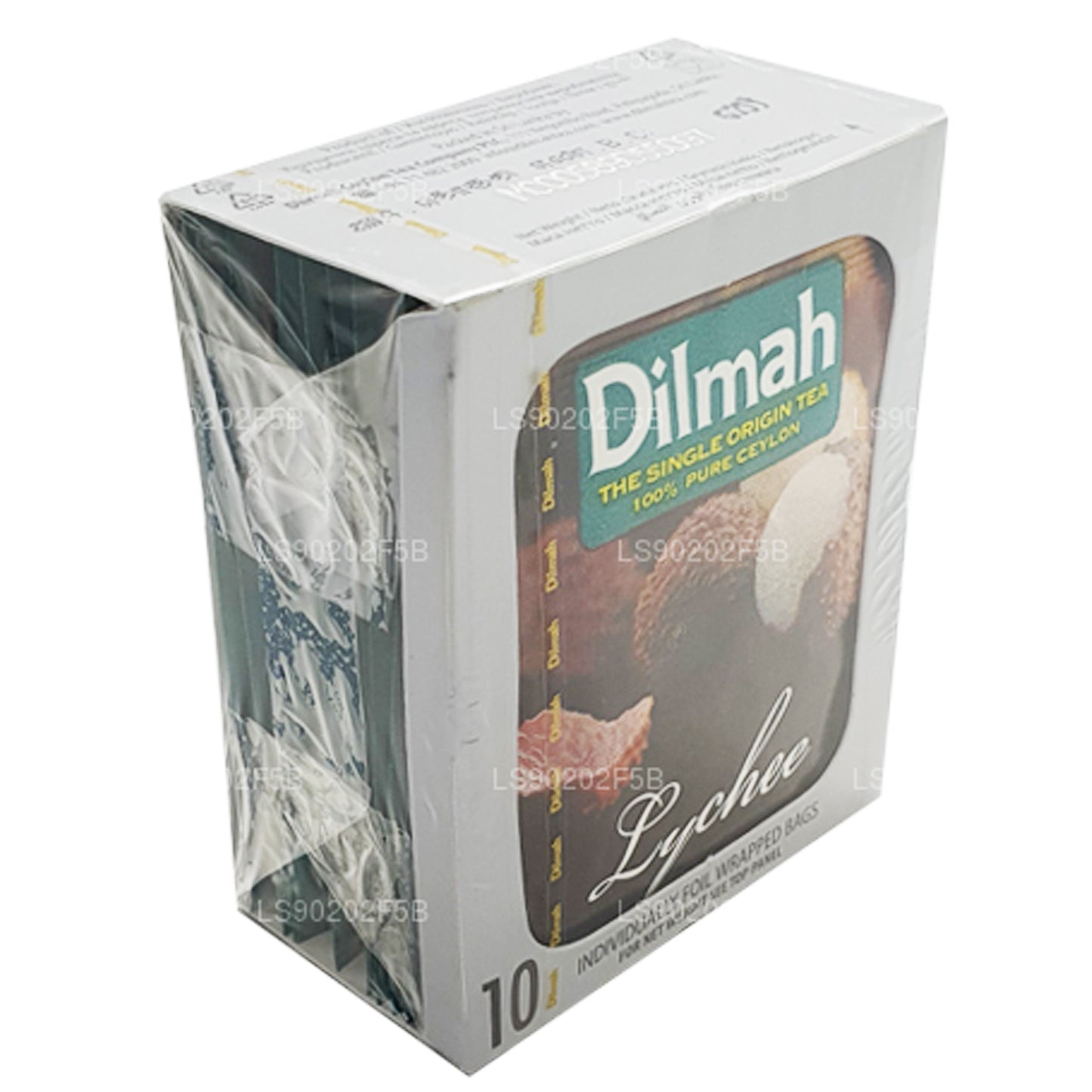 Tè nero di Ceylon aromatizzato al litchi Dilmah (20 g) 10 bustine di tè