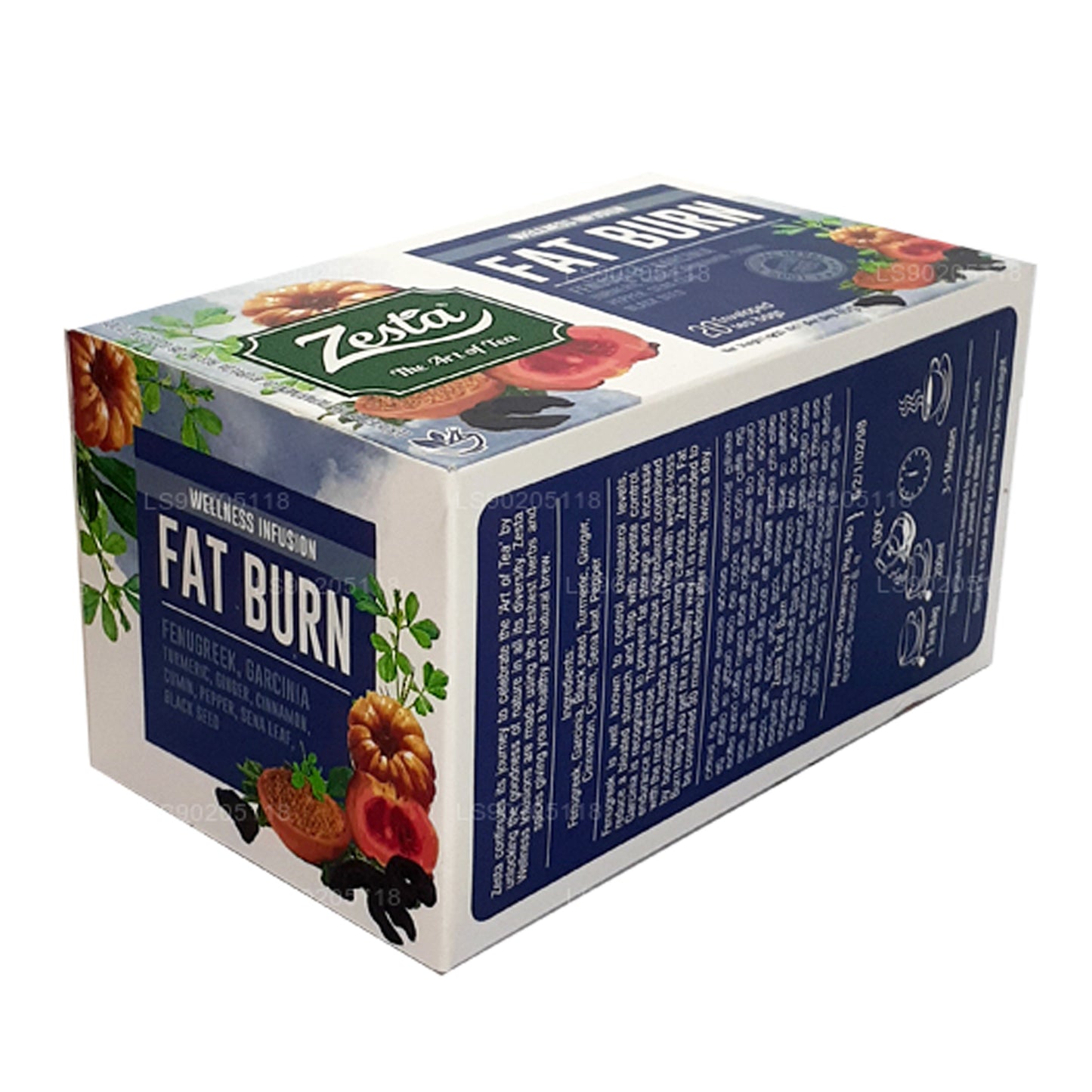 Zesta Fat Burn (40 g) 20 bustine di tè