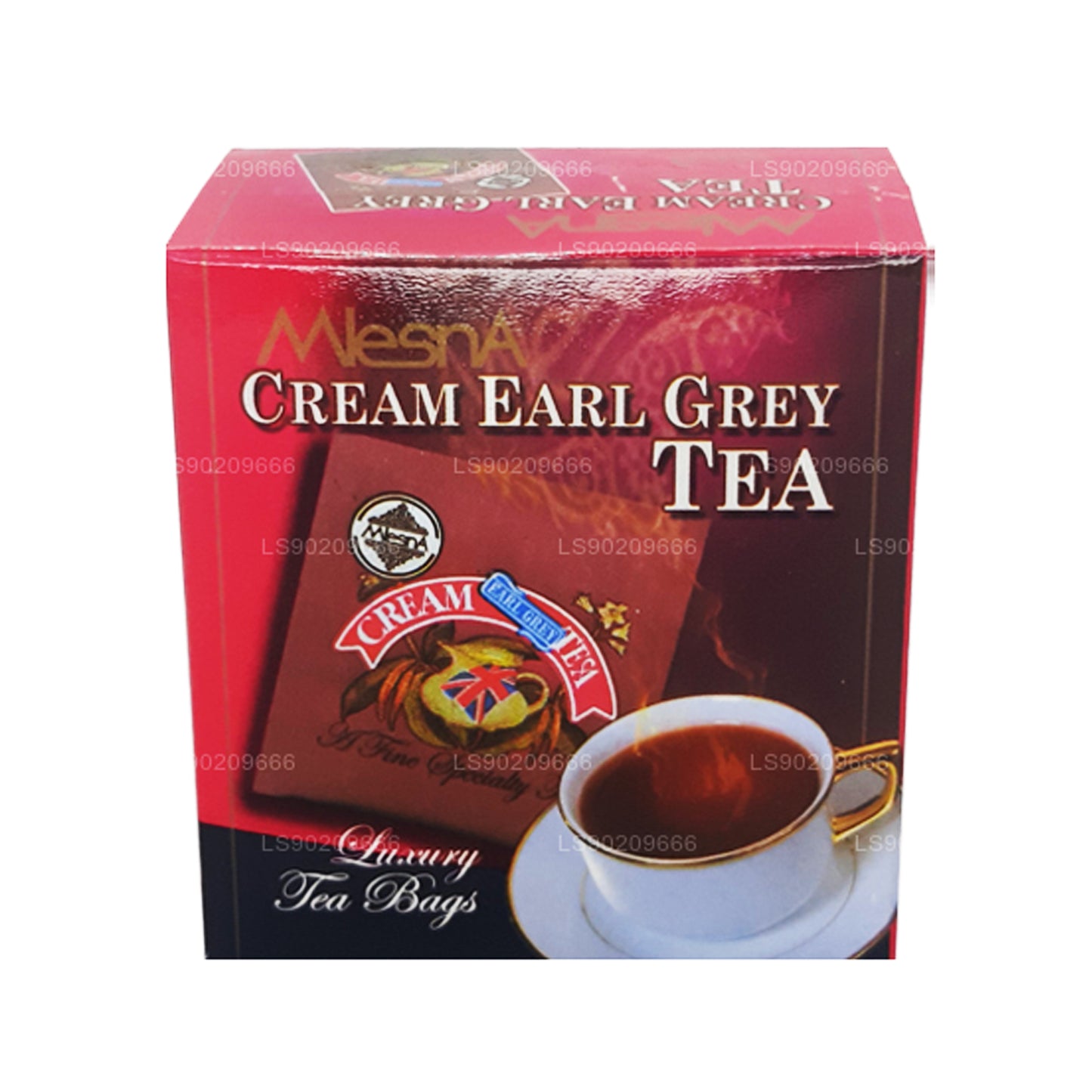 Mlesna Cream Earl Grey Tea (20g) 10 bustine di tè di lusso