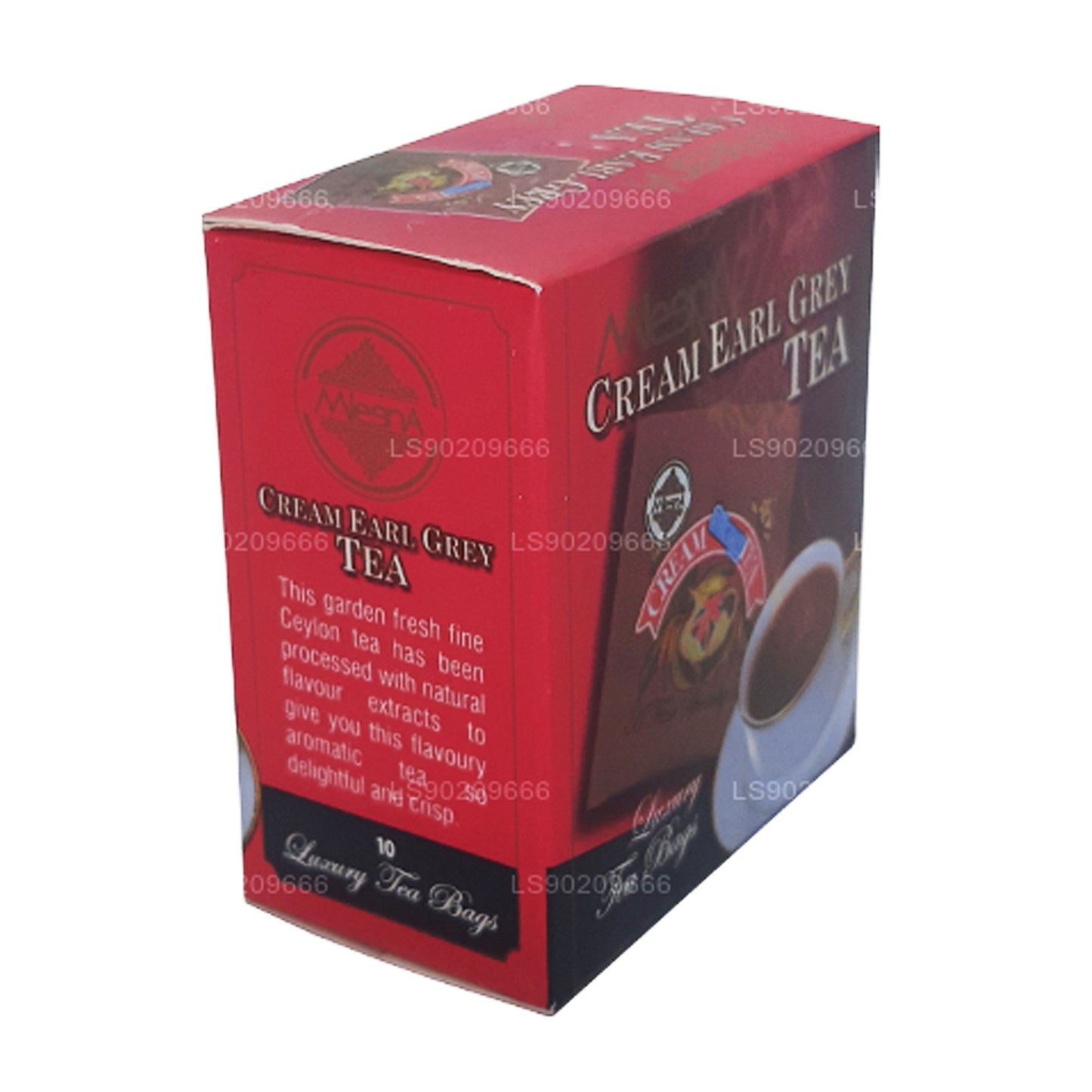 Mlesna Cream Earl Grey Tea (20g) 10 bustine di tè di lusso