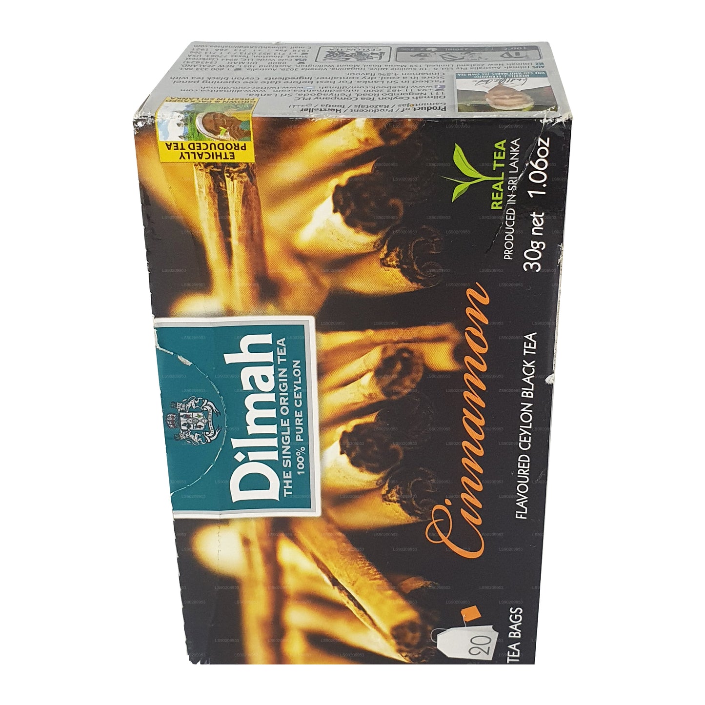 Tè aromatizzato al caramello Dilmah (40g) 20 bustine di tè