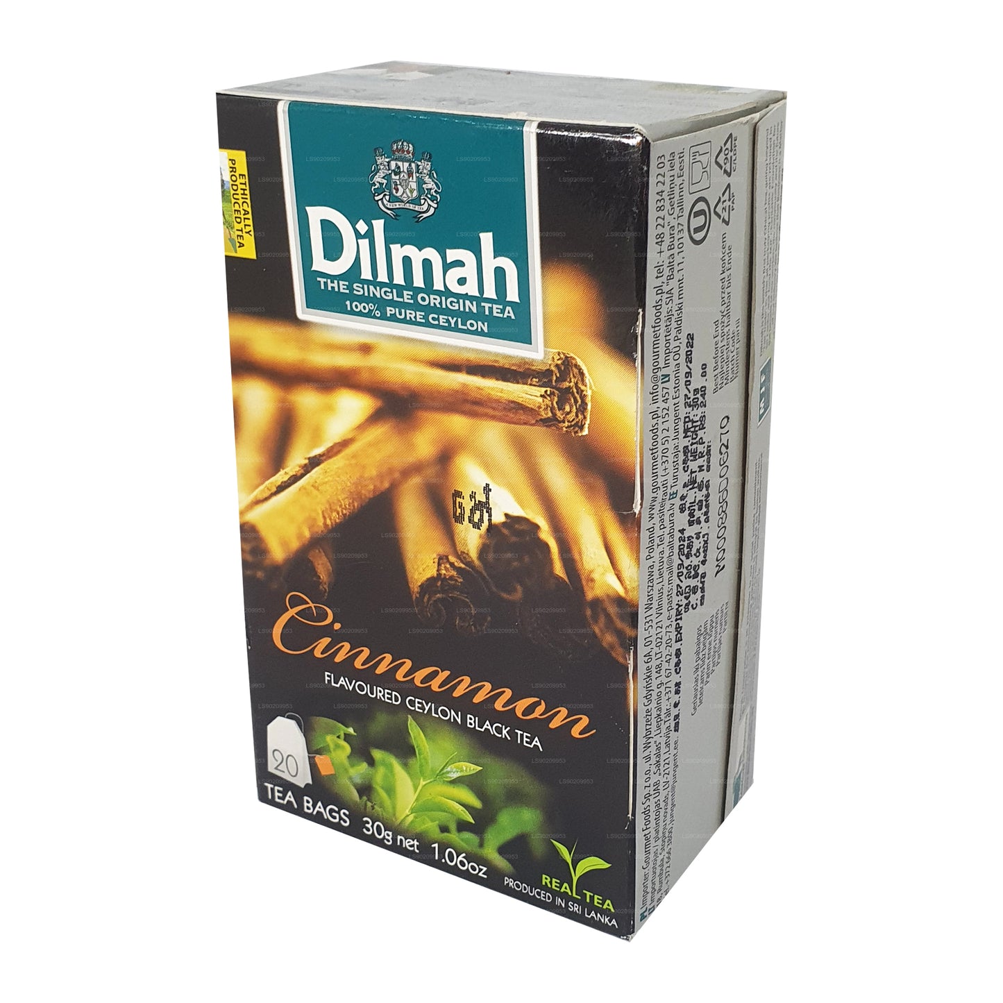 Tè aromatizzato al caramello Dilmah (40g) 20 bustine di tè