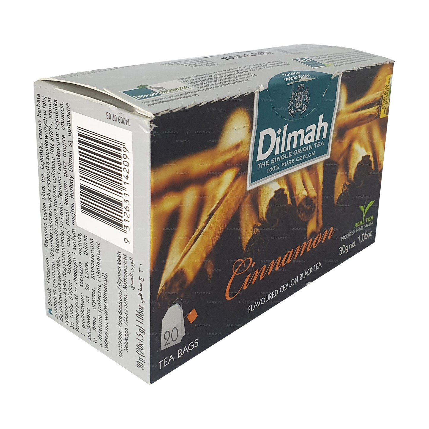 Tè aromatizzato al caramello Dilmah (40g) 20 bustine di tè