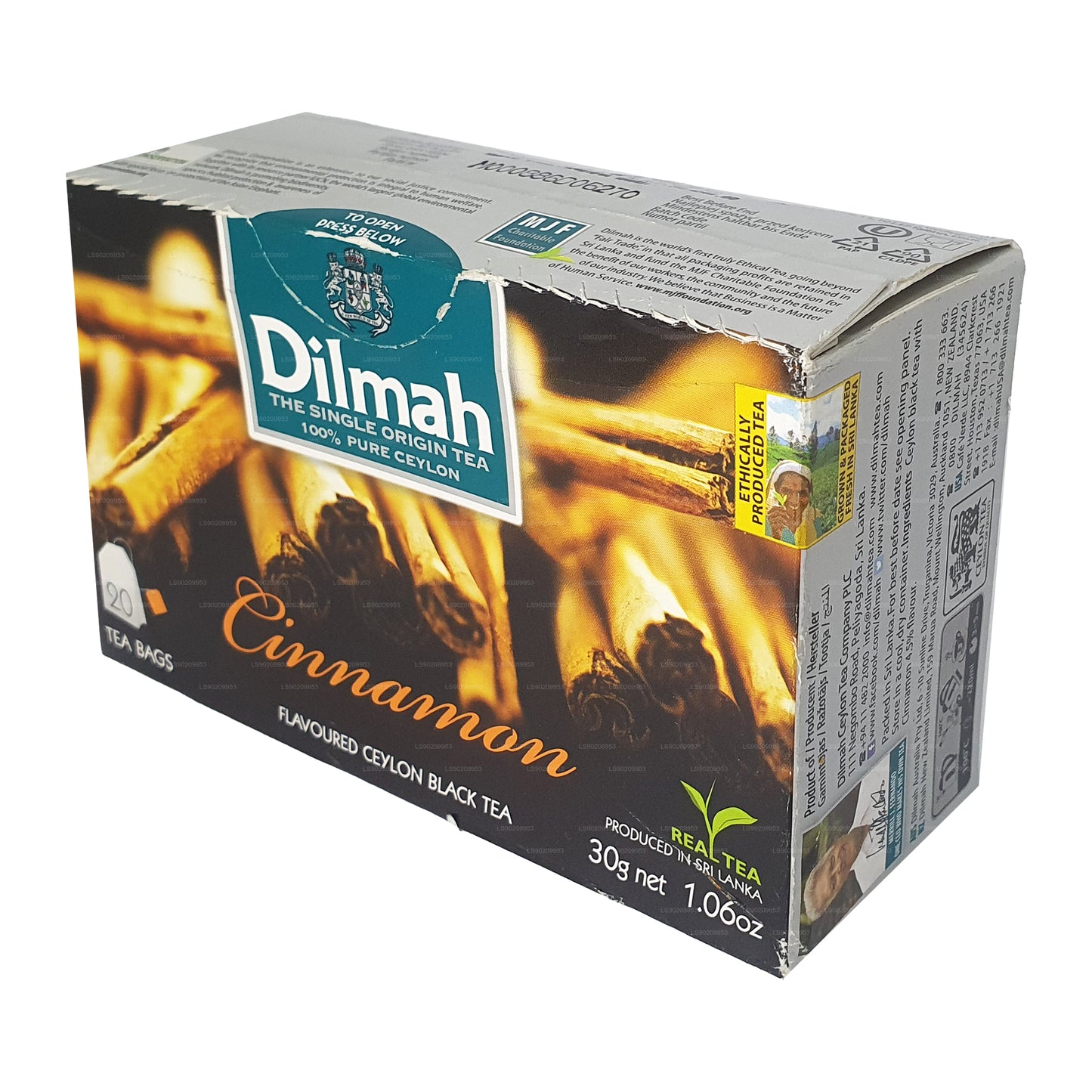 Tè aromatizzato al caramello Dilmah (40g) 20 bustine di tè