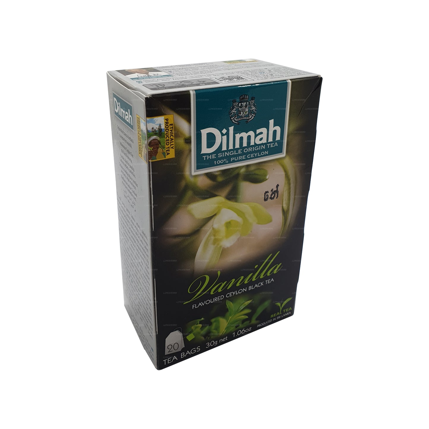 Tè aromatizzato alla vaniglia Dilmah (40 g) 20 bustine di tè