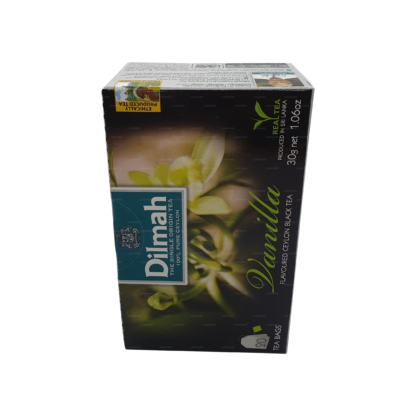 Tè aromatizzato alla vaniglia Dilmah (40 g) 20 bustine di tè