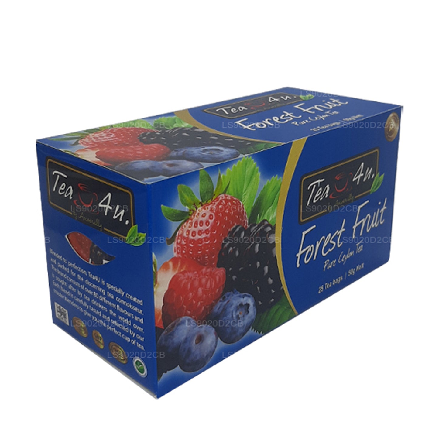 Tè ai frutti di bosco Tea4U (50g) 25 bustine di tè