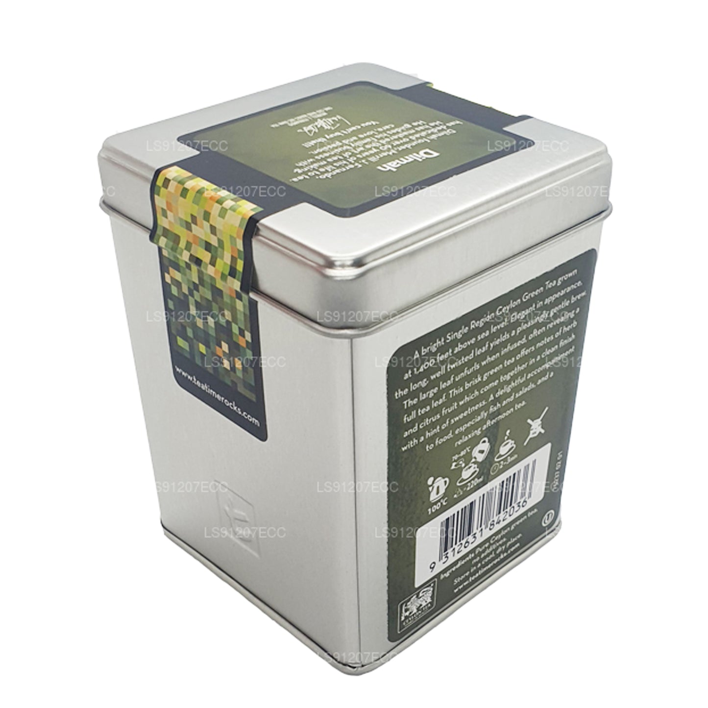 Tè verde Dilmah T-series Ceylon Young Hyson (40 g) 20 bustine di tè