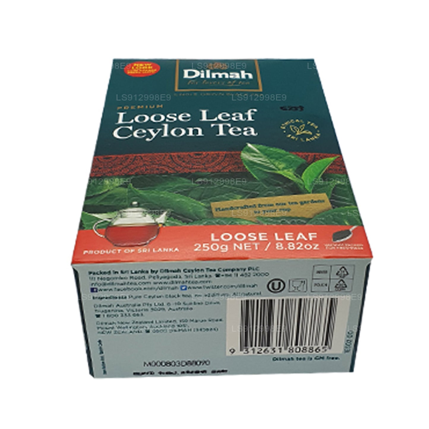 Tè sfuso Dilmah Premium Ceylon (125g)