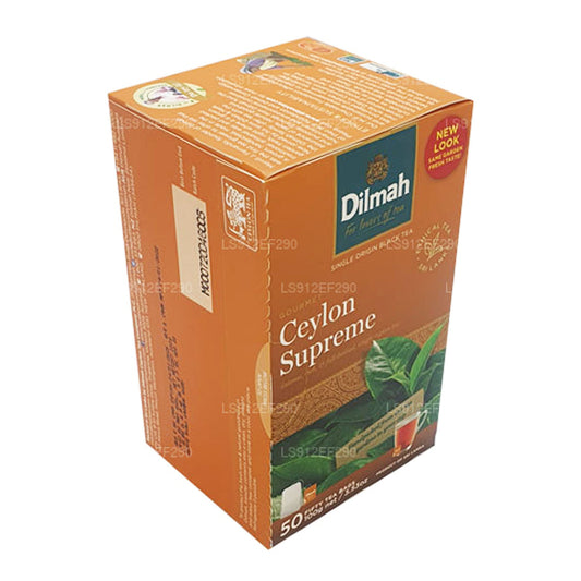 Dilmah Ceylon Supreme (100g) 50 bustine di tè