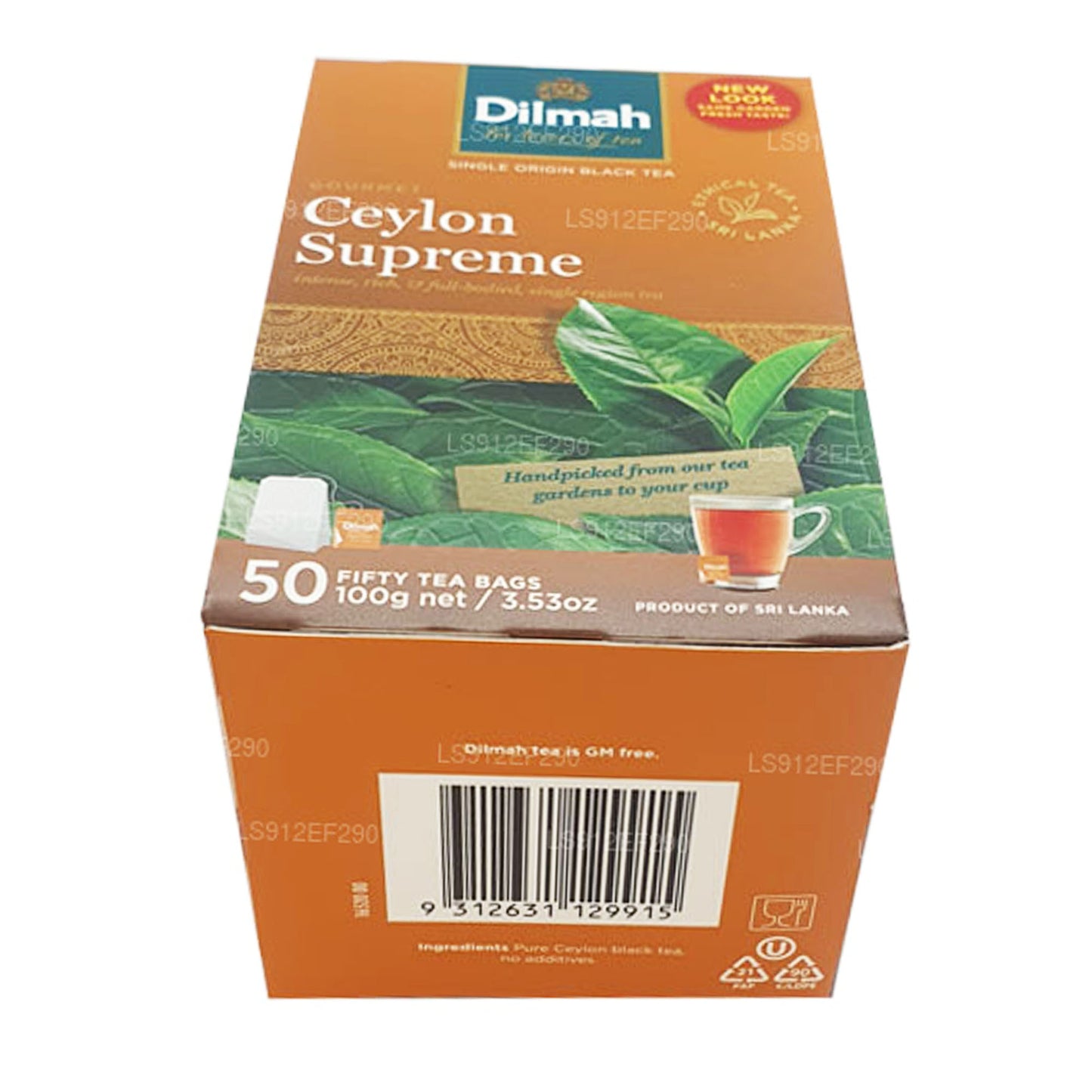 Dilmah Ceylon Supreme (100g) 50 bustine di tè