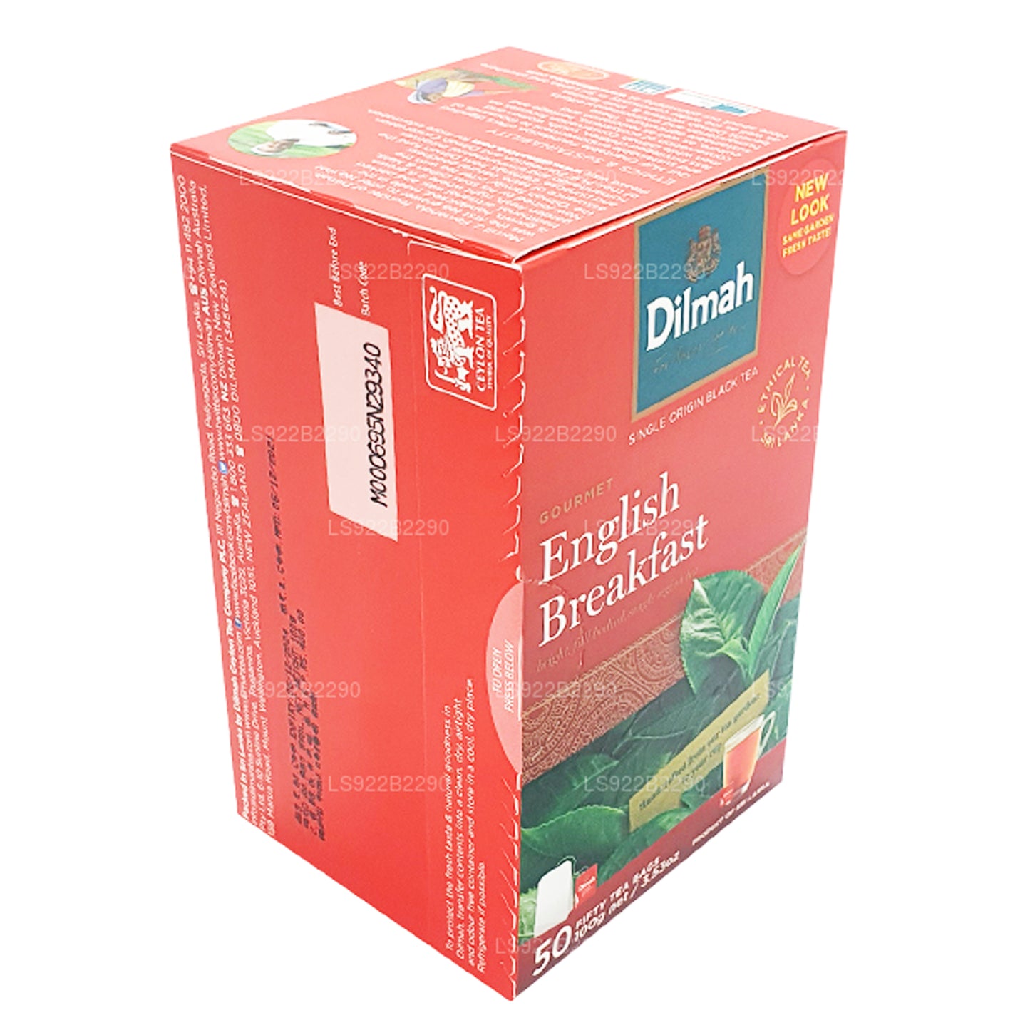 Dilmah English Breakfast Tea, 50 bustine di tè (100 g)