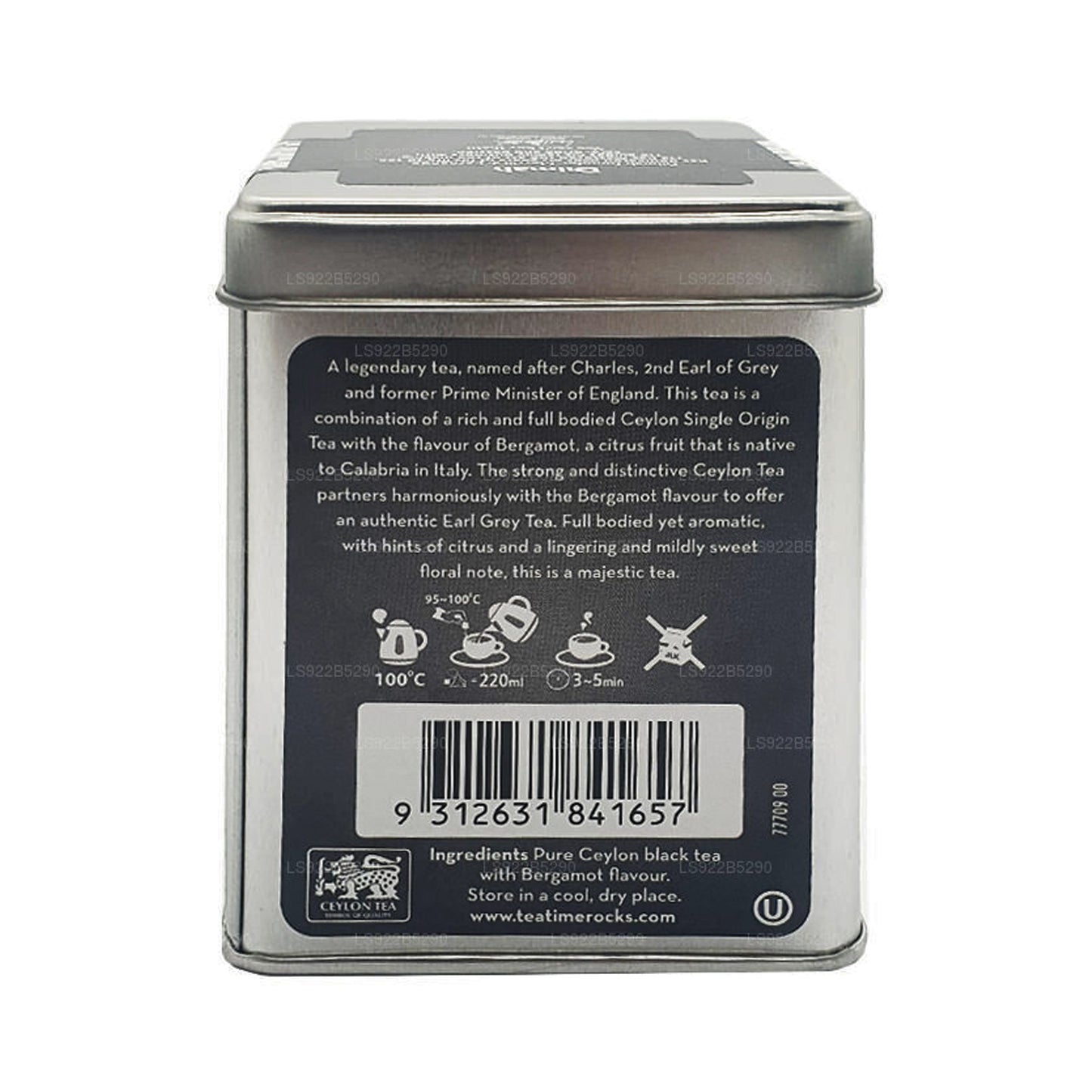 Dilmah T-series The Original Earl Grey Tea (40 g) 20 bustine di tè