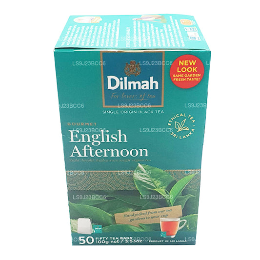 Tè pomeridiano inglese Dilmah, 50 bustine di tè (100 g)