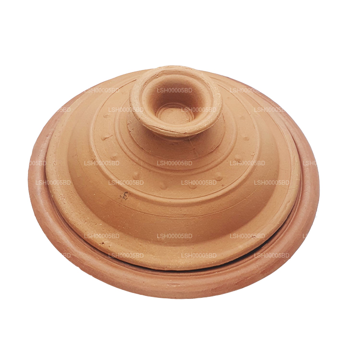 Pentola in terracotta con coperchio