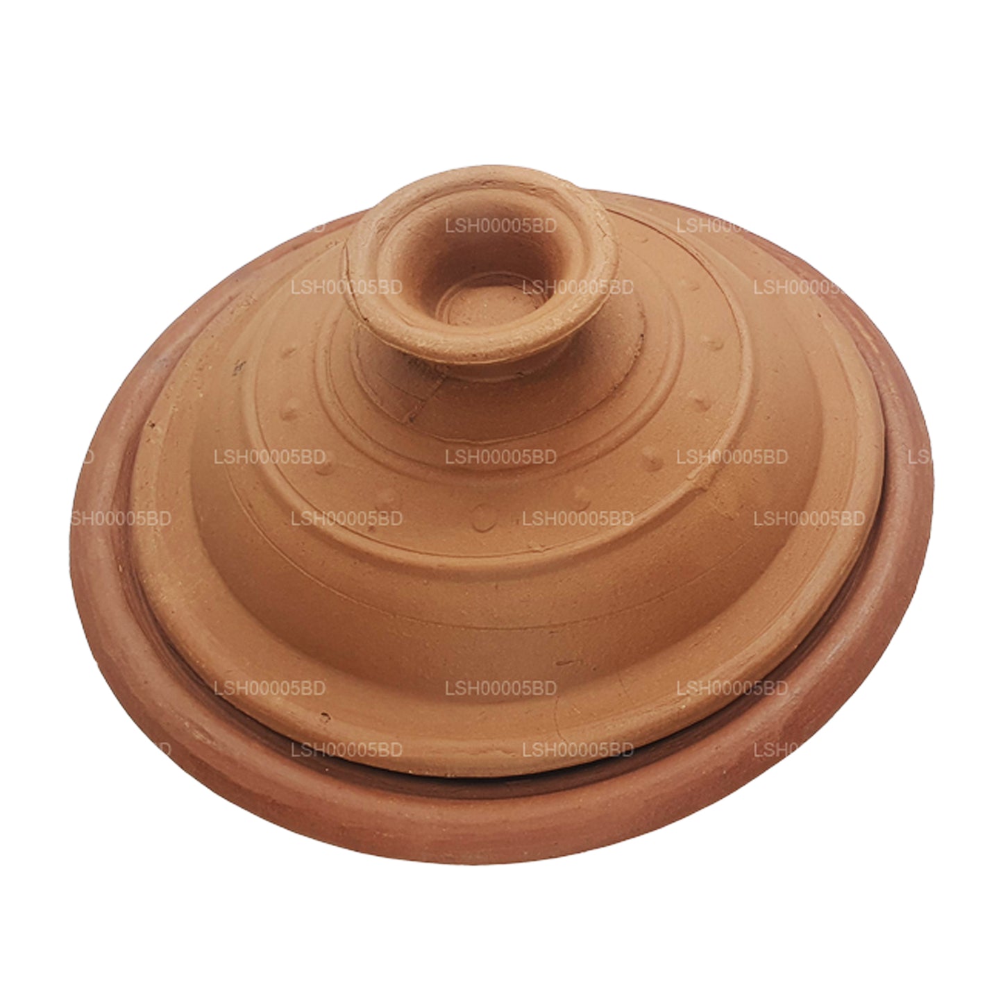 Pentola in terracotta con coperchio