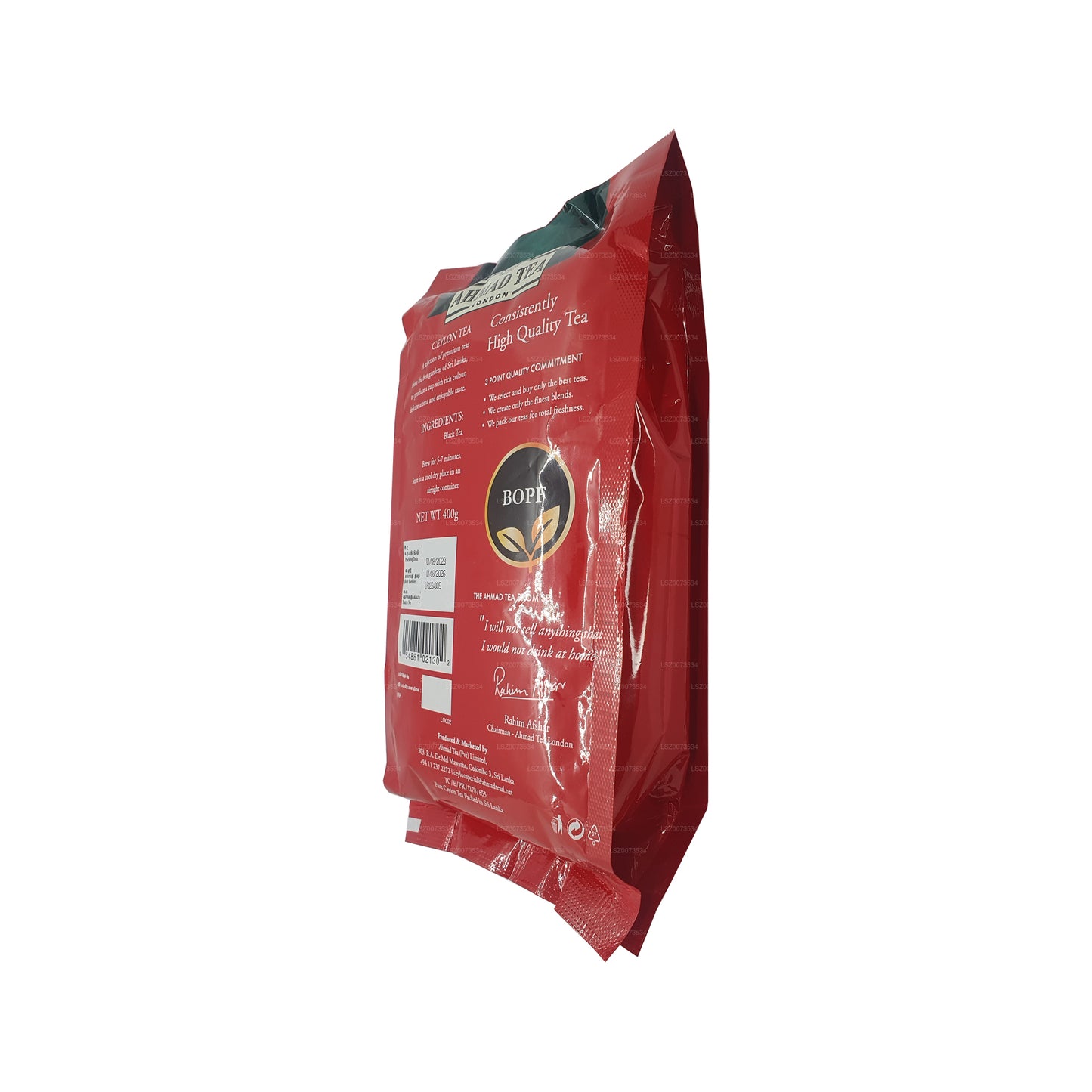 Tè Ahmad Ceylon Premium BOPF (400g)