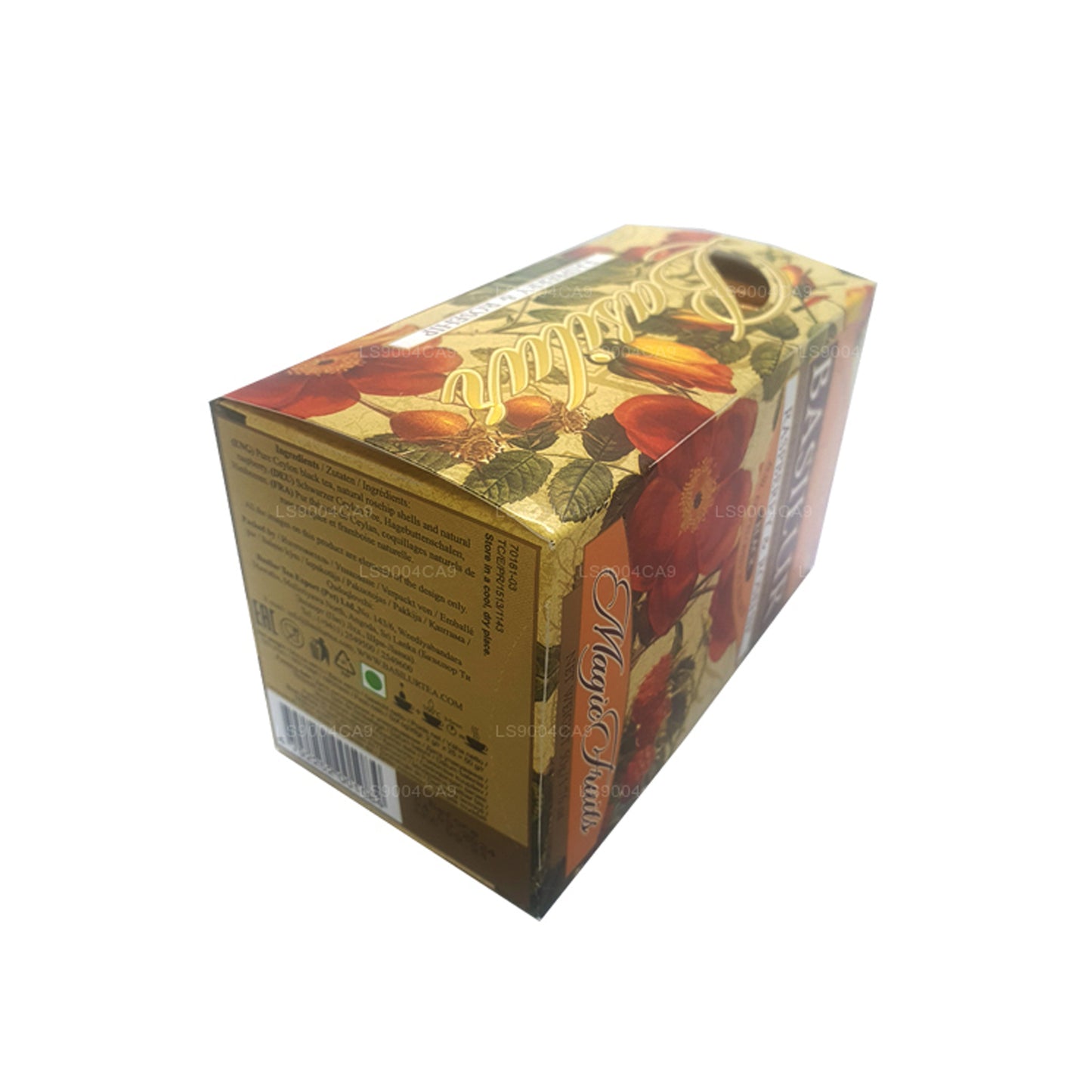 Basilur Magic Fruits Raspberry and Rosehip (50g) 25 bustine di tè