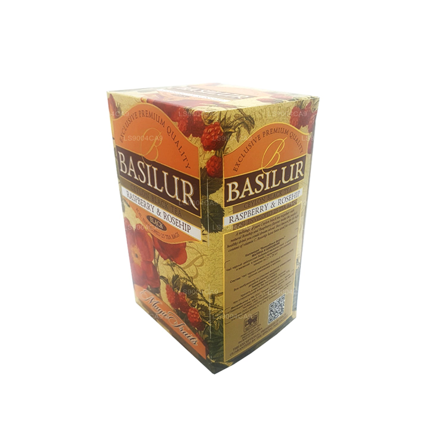 Basilur Magic Fruits Raspberry and Rosehip (50g) 25 bustine di tè