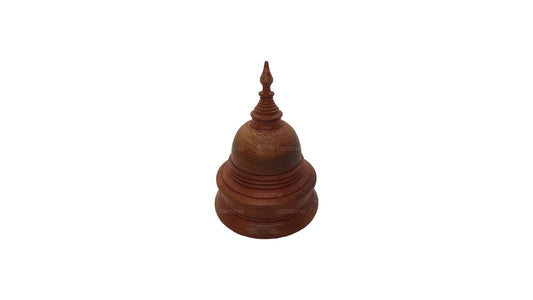 Buddha Stupa, colore legno (H-4 pollici W-3 pollici)