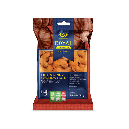 Anacardi piccanti e piccanti Royal Cashew (50g)