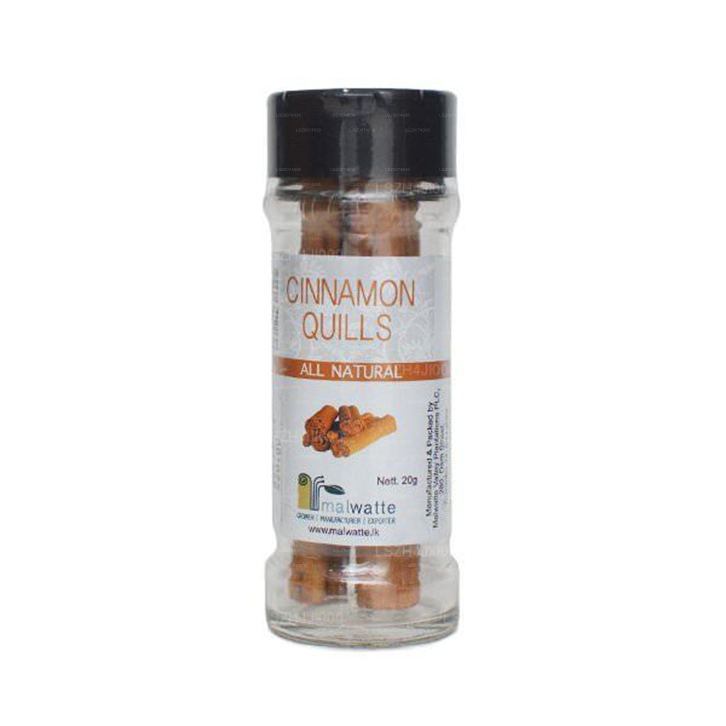 Malwatte Spices Cinnamon Quills Bottle (20g)
