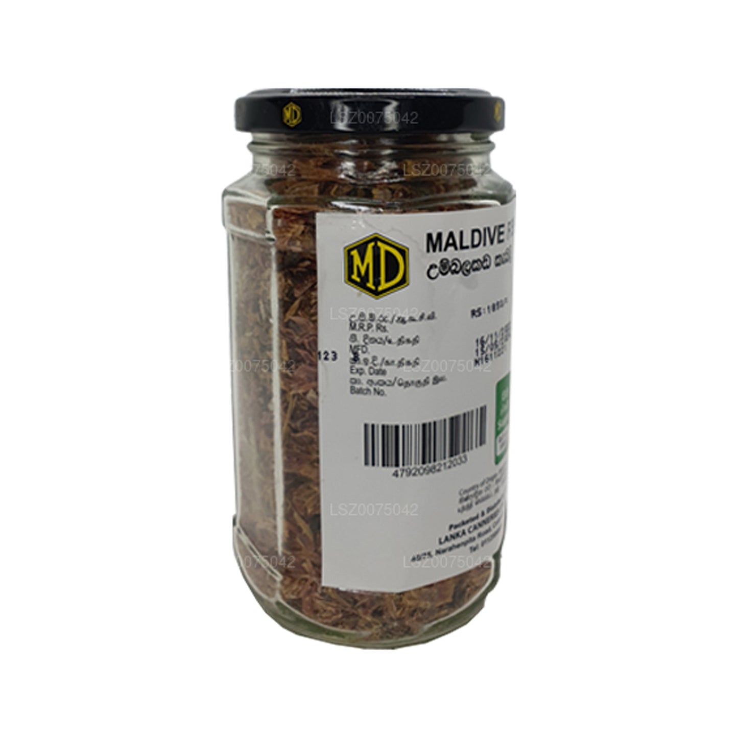 Bottiglia di patatine di pesce MD Maldive (200 g)