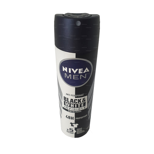 Deo Spray Nivea Invisible in bianco e nero per uomo (250ml)