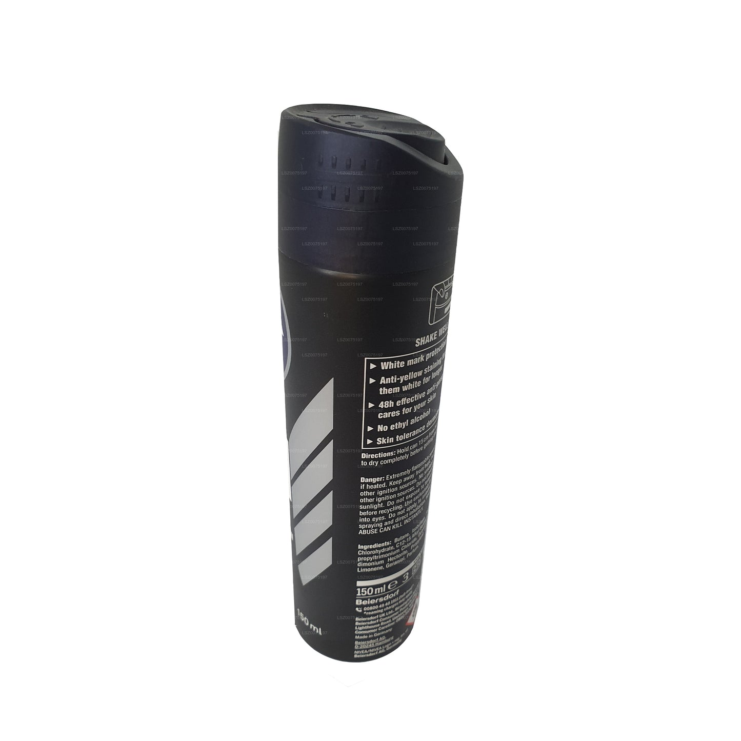 Deo Spray Nivea Invisible in bianco e nero per uomo (250ml)