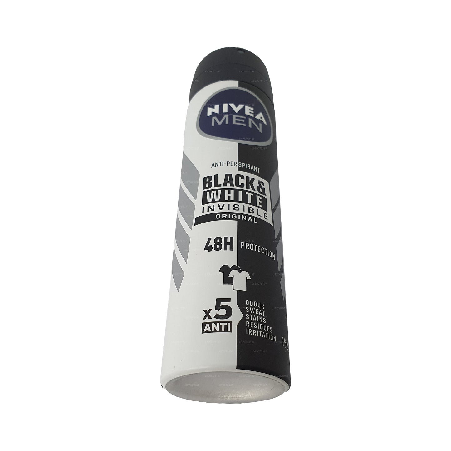 Deo Spray Nivea Invisible in bianco e nero per uomo (250ml)